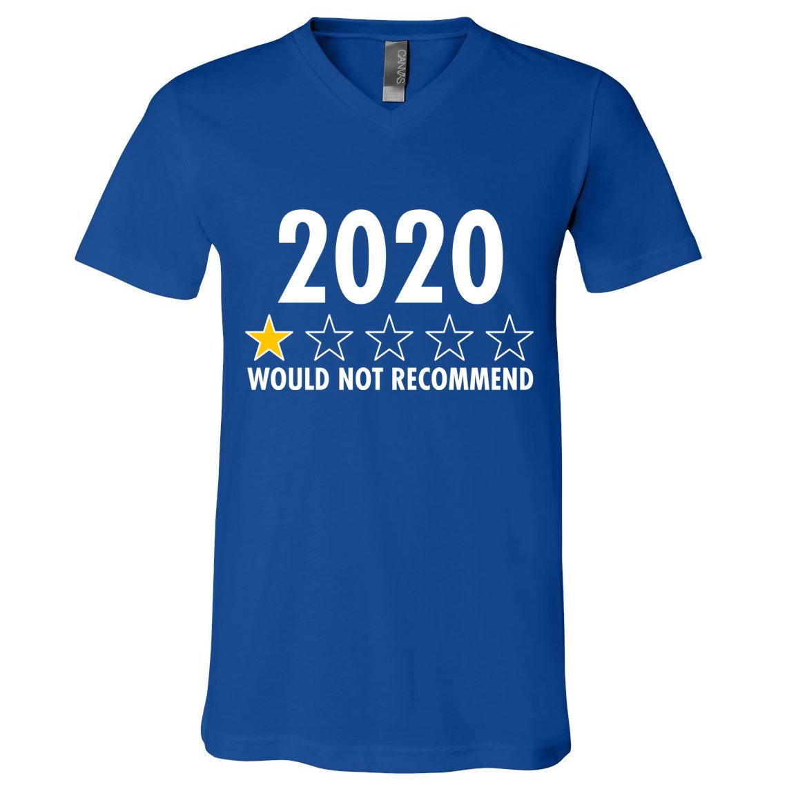 2020 Would Not Recommend One Star Review V-Neck T-Shirt