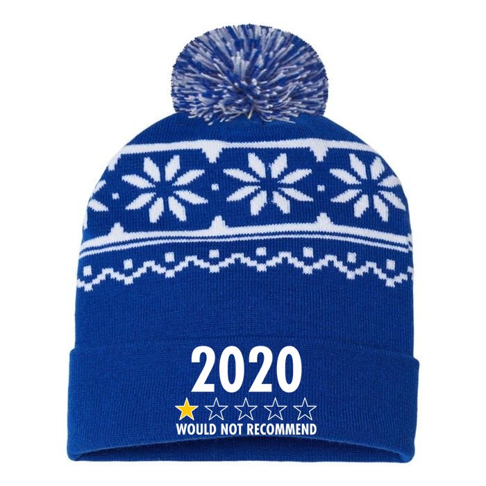 2020 Would Not Recommend One Star Review USA-Made Snowflake Beanie