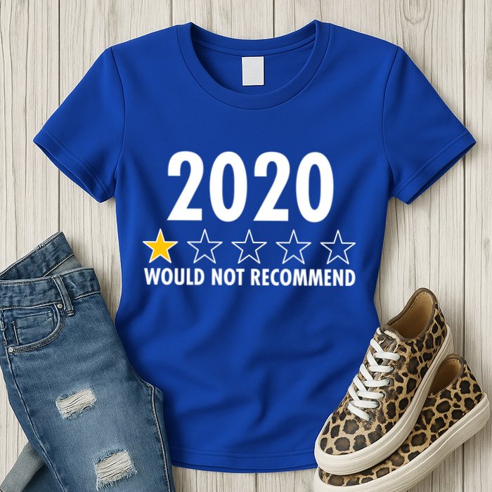 2020 Would Not Recommend One Star Review Womens T-Shirt