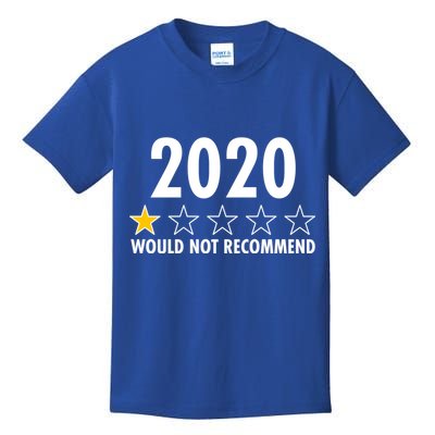 2020 Would Not Recommend One Star Review Kids T-Shirt