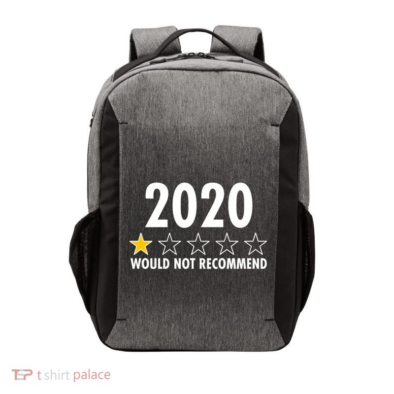 2020 Would Not Recommend One Star Review Vector Backpack