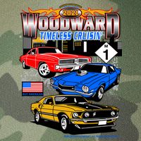 2021 Woodward Timeless Muscle Legacy Tie Dye Trucker Hat