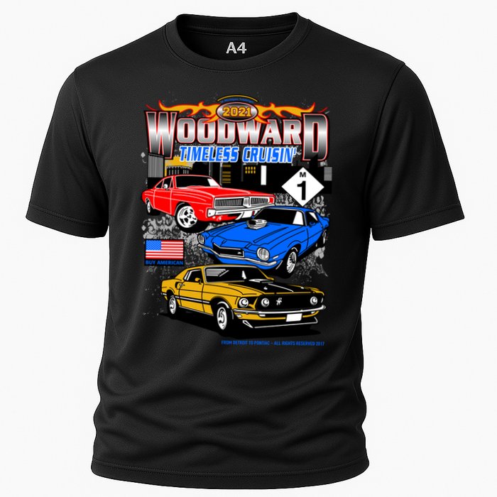 2021 Woodward Timeless Muscle Cooling Performance Crew T-Shirt