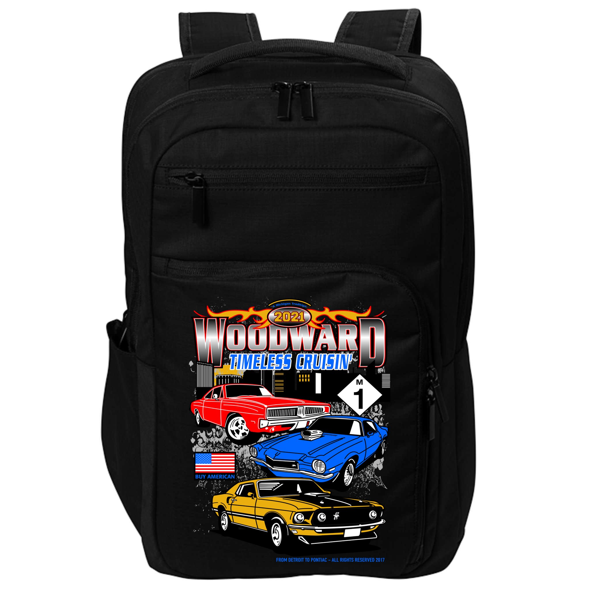 2021 Woodward Timeless Muscle Impact Tech Backpack