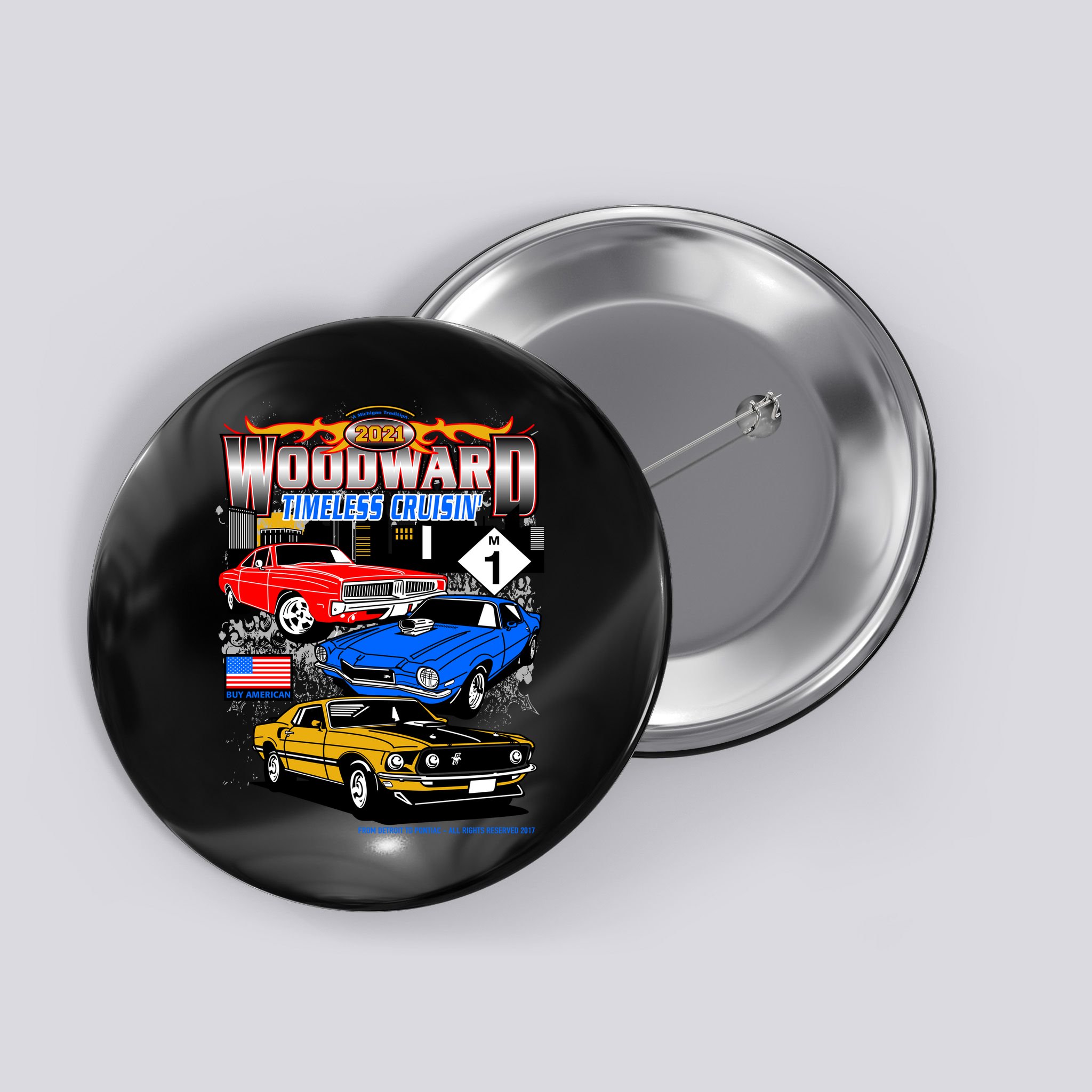 2021 Woodward Timeless Muscle Button
