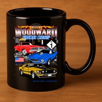 2021 Woodward Timeless Muscle 11oz C Handle Ceramic Mug