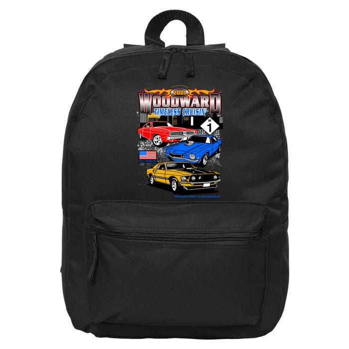 2021 Woodward Timeless Muscle 16 in Basic Backpack