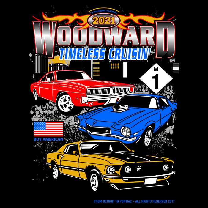 2021 Woodward Timeless Muscle 16 in Basic Backpack