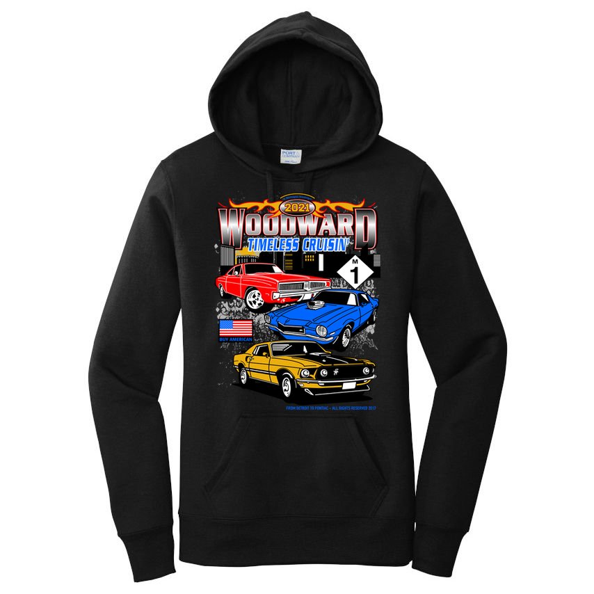 2021 Woodward Timeless Muscle Women's Pullover Hoodie