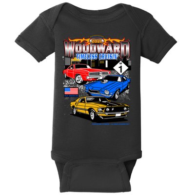 2021 Woodward Timeless Muscle Baby Bodysuit