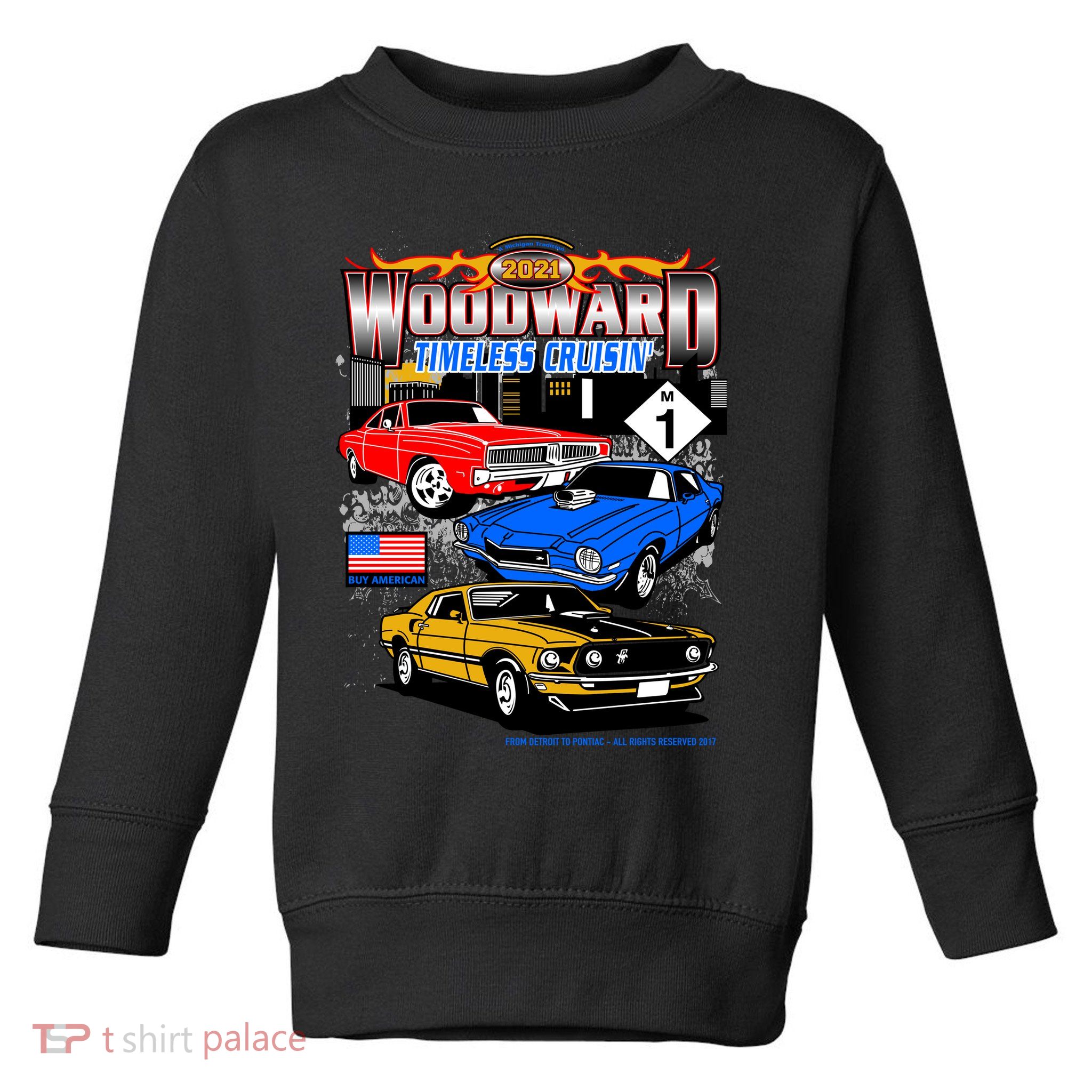 2021 Woodward Timeless Muscle Toddler Sweatshirt