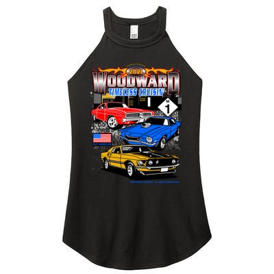 2021 Woodward Timeless Muscle Women's Perfect Tri Rocker Tank