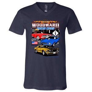 2021 Woodward Timeless Muscle V-Neck T-Shirt