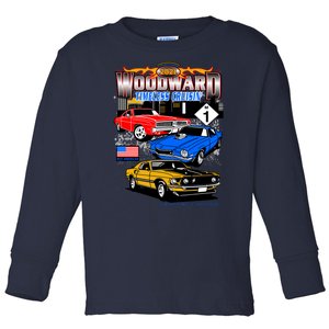 2021 Woodward Timeless Muscle Toddler Long Sleeve Shirt