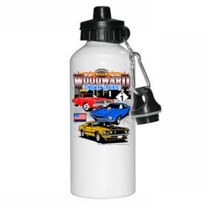 2021 Woodward Timeless Muscle Aluminum Water Bottle