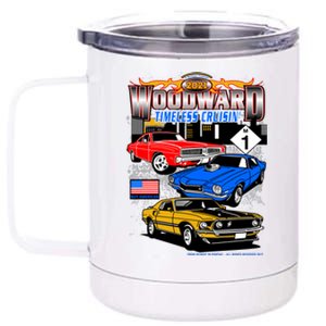 2021 Woodward Timeless Muscle 12 oz Stainless Steel Tumbler Cup