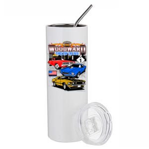 2021 Woodward Timeless Muscle Stainless Steel Tumbler