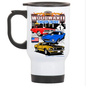 2021 Woodward Timeless Muscle Stainless Steel Travel Mug