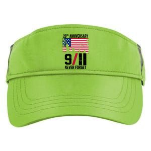 20th Anniversary Never Forget 9/11 September 11th Adult Drive Performance Visor