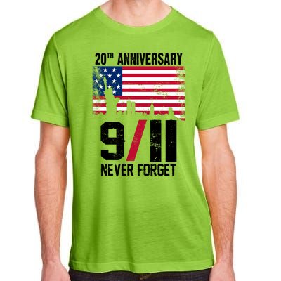 20th Anniversary Never Forget 9/11 September 11th Adult ChromaSoft Performance T-Shirt