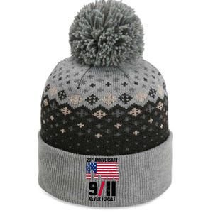 20th Anniversary Never Forget 9/11 September 11th The Baniff Cuffed Pom Beanie