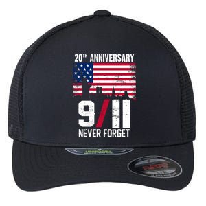 20th Anniversary Never Forget 9/11 September 11th Flexfit Unipanel Trucker Cap