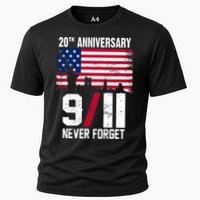 20th Anniversary Never Forget 9/11 September 11th Cooling Performance Crew T-Shirt