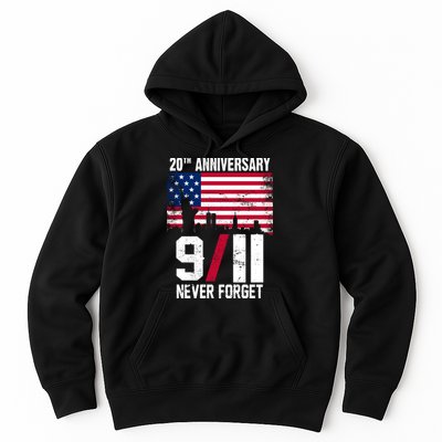 20th Anniversary Never Forget 9/11 September 11th Hoodie