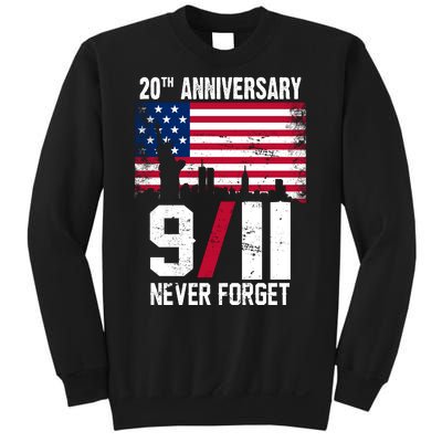 20th Anniversary Never Forget 9/11 September 11th Sweatshirt