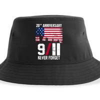 20th Anniversary Never Forget 9/11 September 11th Sustainable Bucket Hat