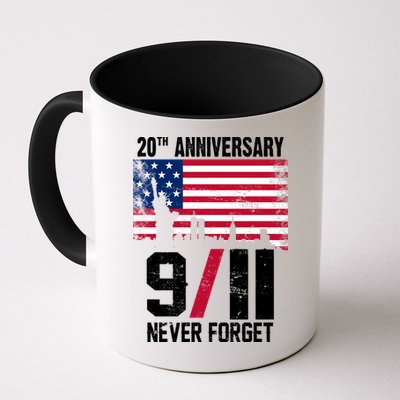 20th Anniversary Never Forget 9/11 September 11th Mug