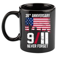 20th Anniversary Never Forget 9/11 September 11th 11oz C Handle Ceramic Mug