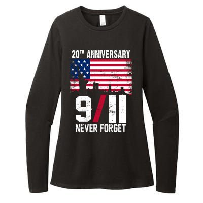 20th Anniversary Never Forget 9/11 September 11th Womens CVC Long Sleeve Shirt