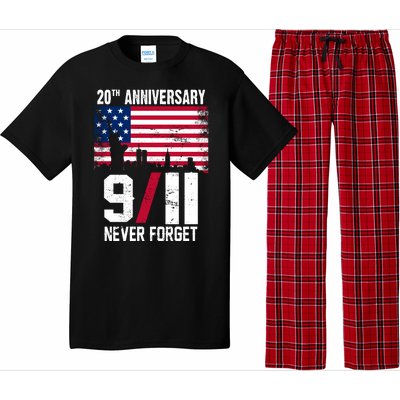 20th Anniversary Never Forget 9/11 September 11th Pajama Set