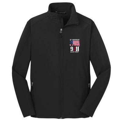 20th Anniversary Never Forget 9/11 September 11th Core Soft Shell Jacket