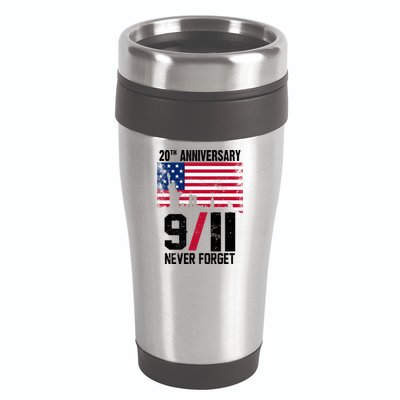 20th Anniversary Never Forget 9/11 September 11th 16oz Travel Tumbler