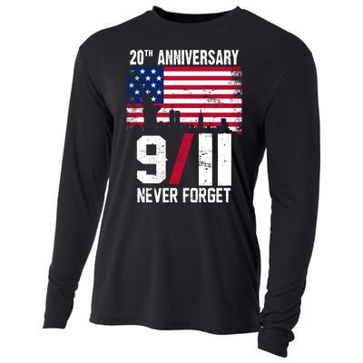 20th Anniversary Never Forget 9/11 September 11th Cooling Performance Long Sleeve Crew