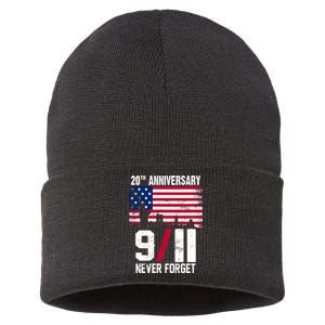 20th Anniversary Never Forget 9/11 September 11th Sustainable Knit Beanie