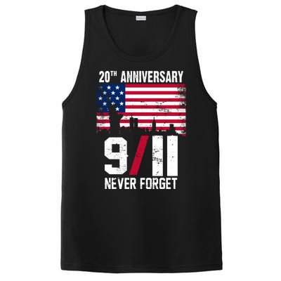 20th Anniversary Never Forget 9/11 September 11th PosiCharge Competitor Tank