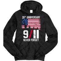 20th Anniversary Never Forget 9/11 September 11th Tie Dye Hoodie