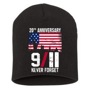 20th Anniversary Never Forget 9/11 September 11th Short Acrylic Beanie