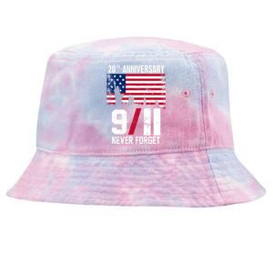 20th Anniversary Never Forget 9/11 September 11th Tie-Dyed Bucket Hat