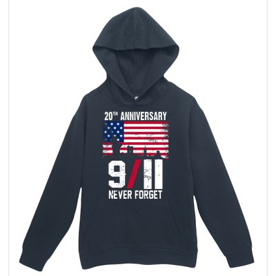 20th Anniversary Never Forget 9/11 September 11th Urban Pullover Hoodie