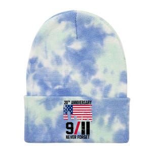 20th Anniversary Never Forget 9/11 September 11th Tie Dye 12in Knit Beanie