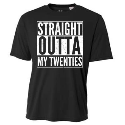 20th Birthday - Straight Outta My Twenties Cooling Performance Crew T-Shirt