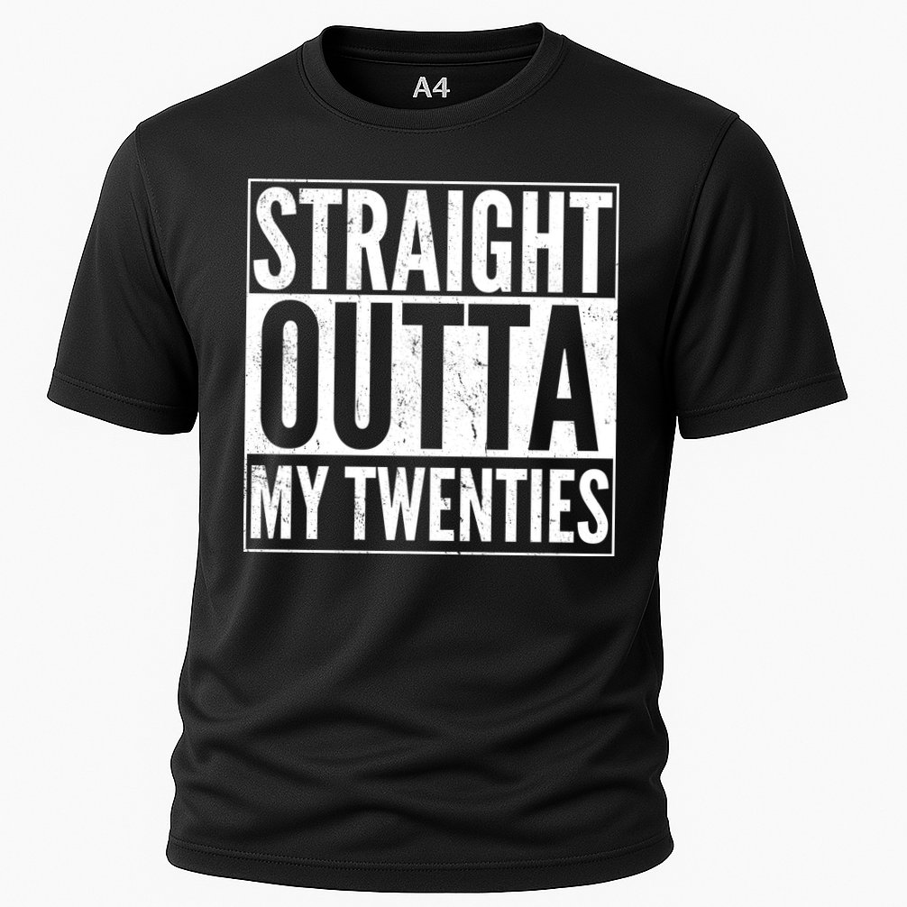 20th Birthday - Straight Outta My Twenties Cooling Performance Crew T-Shirt