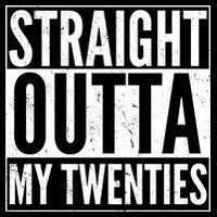 20th Birthday - Straight Outta My Twenties Cooling Performance Crew T-Shirt