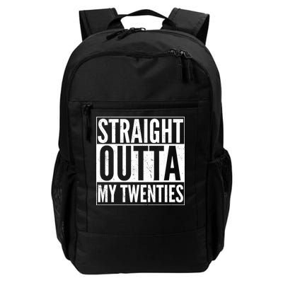 20th Birthday - Straight Outta My Twenties Daily Commute Backpack