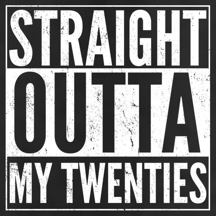 20th Birthday - Straight Outta My Twenties Adult Drive Performance Visor