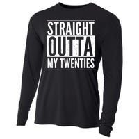 20th Birthday - Straight Outta My Twenties Cooling Performance Long Sleeve Crew